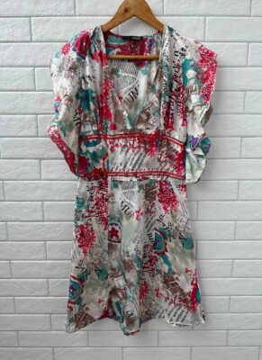 liu jo silk dress Long printed satin dress colour beige