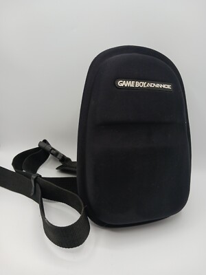 Nintendo GameBoy Advance Black Travel Carrying Case Sling Bag Pouch