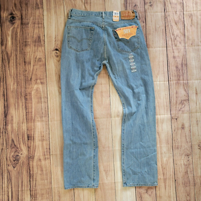 Levis 501 Light Wash New with Tags Straight Leg Jeans 2008 Levis 501 Light Wash New with Tags Straight Leg Jeans 2008