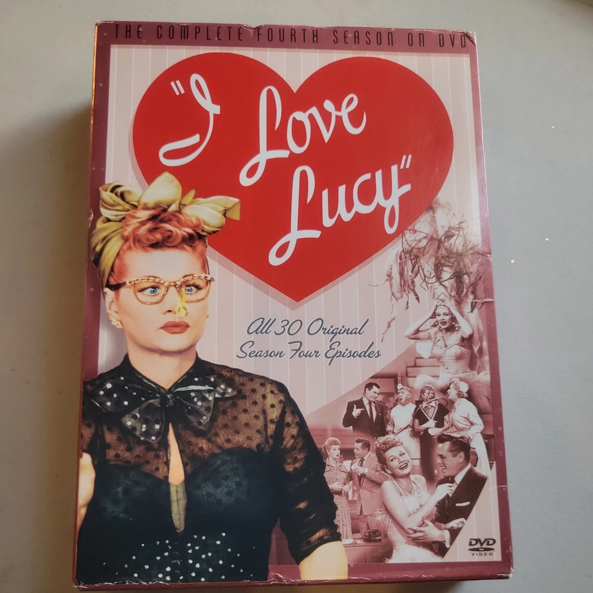 I Love Lucy: The Complete Fourth Season 4 (DVD, 1954-55, 5-Disc Set) like new