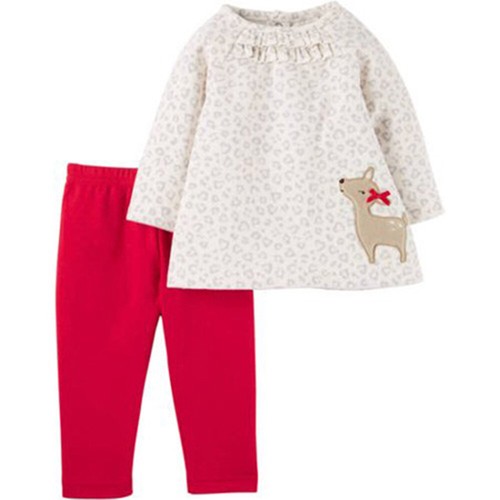 Carter's Recién Nacido Bebé Niña Pantalón Set-2 piezas | eBay
