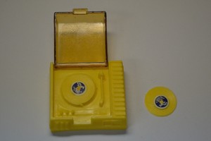 vintage barbie record player