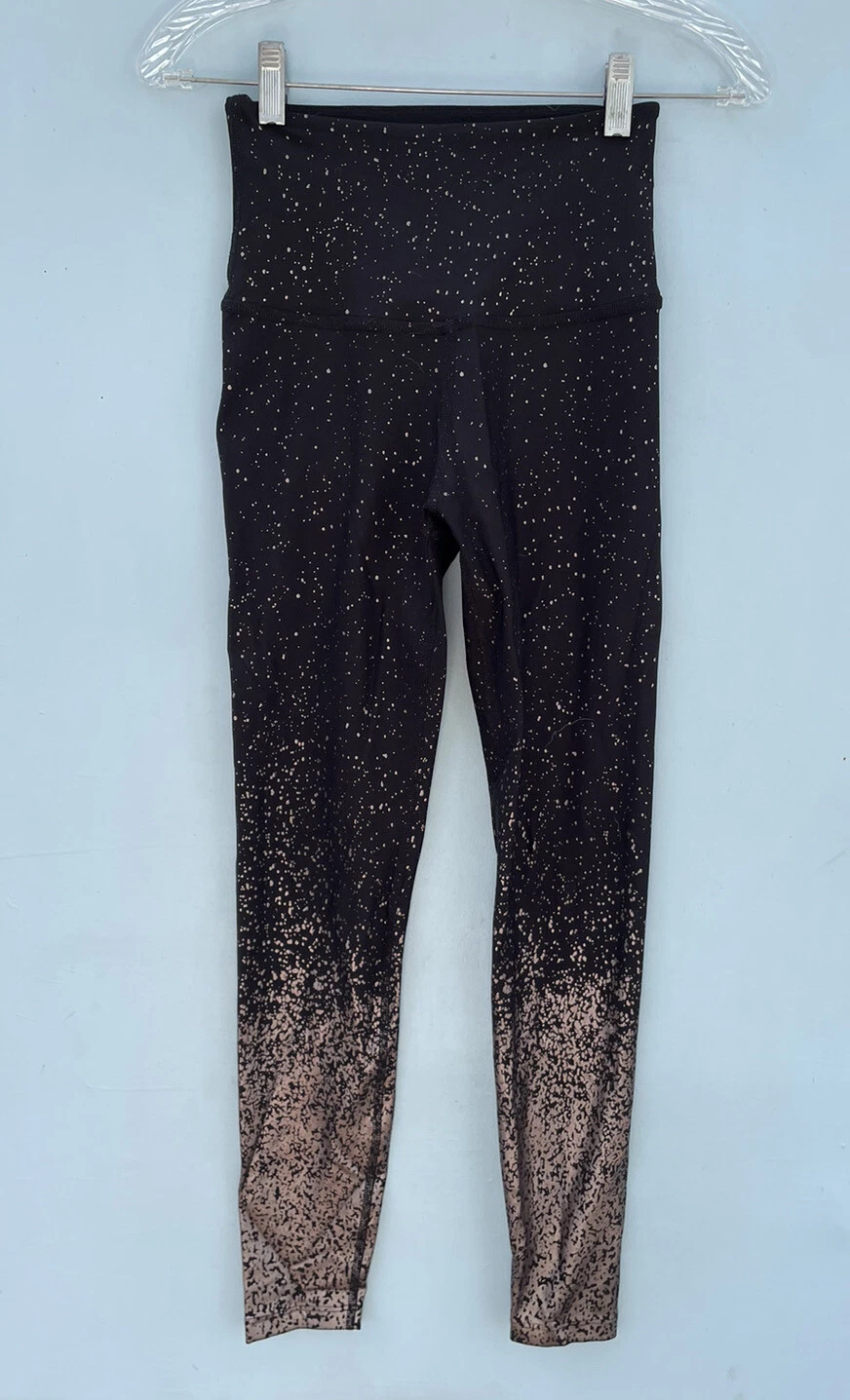beyond-yoga alloy sparkle skinny leg metallic shimmer leggings