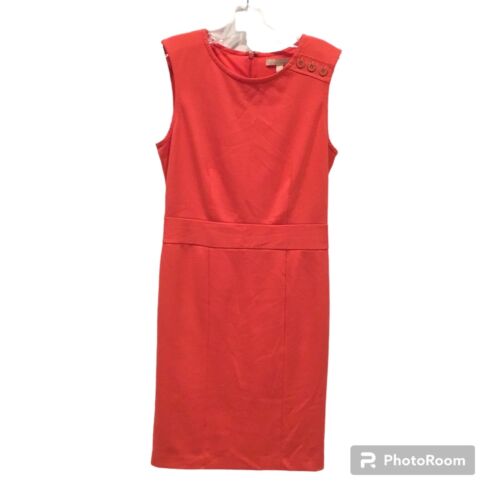 Banana Republic Coral Sleeveless Dress Women’s Size 4