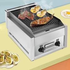 FY-977 Built-In BBQ Grill 2 Burner LPG Liquid Propane Gas Grill Cooking Barbecue