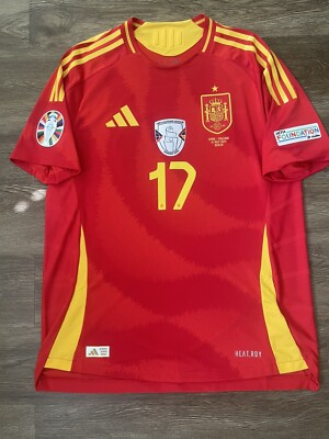 スペイン代表 ニコ・ウィリアムズ ユーロ2024 決勝モデル ユニフォーム スペイン代表 ニコ・ウィリアムズ ユーロ2024 決勝モデル ユニフォーム