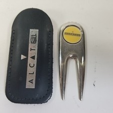 ALCATEL DIVOT TOOL AND MAGNETIC GOLF BALL MARKER ADVERTISING