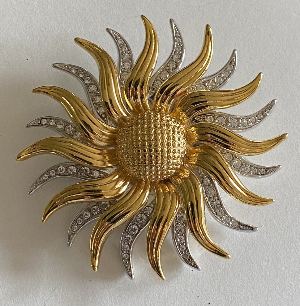 KJL KENNETH JAY LANE Rotating Crystal Rhinestone … - image 1