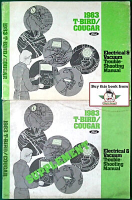 1983 Ford Thunderbird/T-Bird/XR-7 Electrical Testing Wiring Manual EVTM w/Suppl