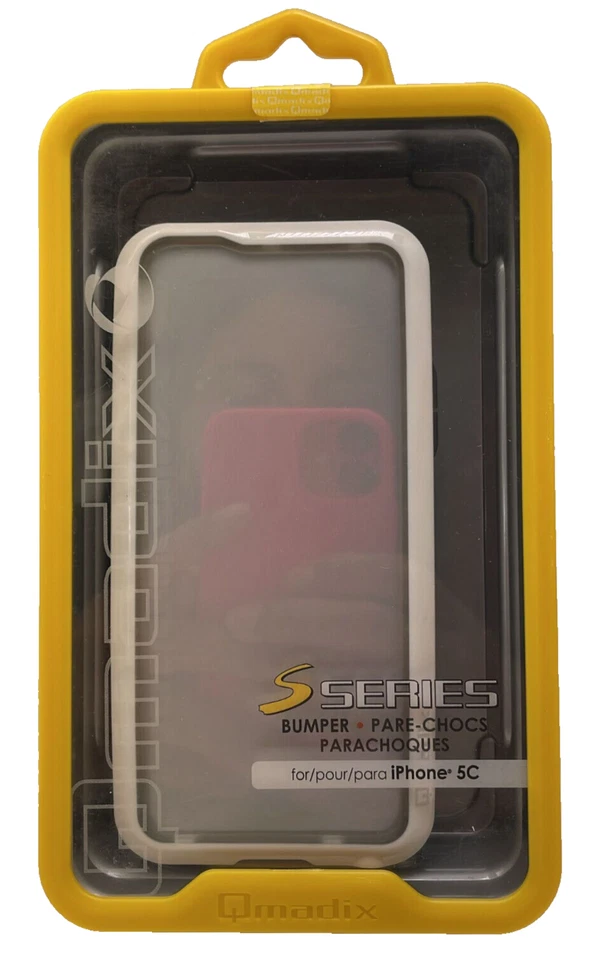 Funda protectora Qmadix serie S para Apple iPhone 5C - Blanca Foto 4 de 4