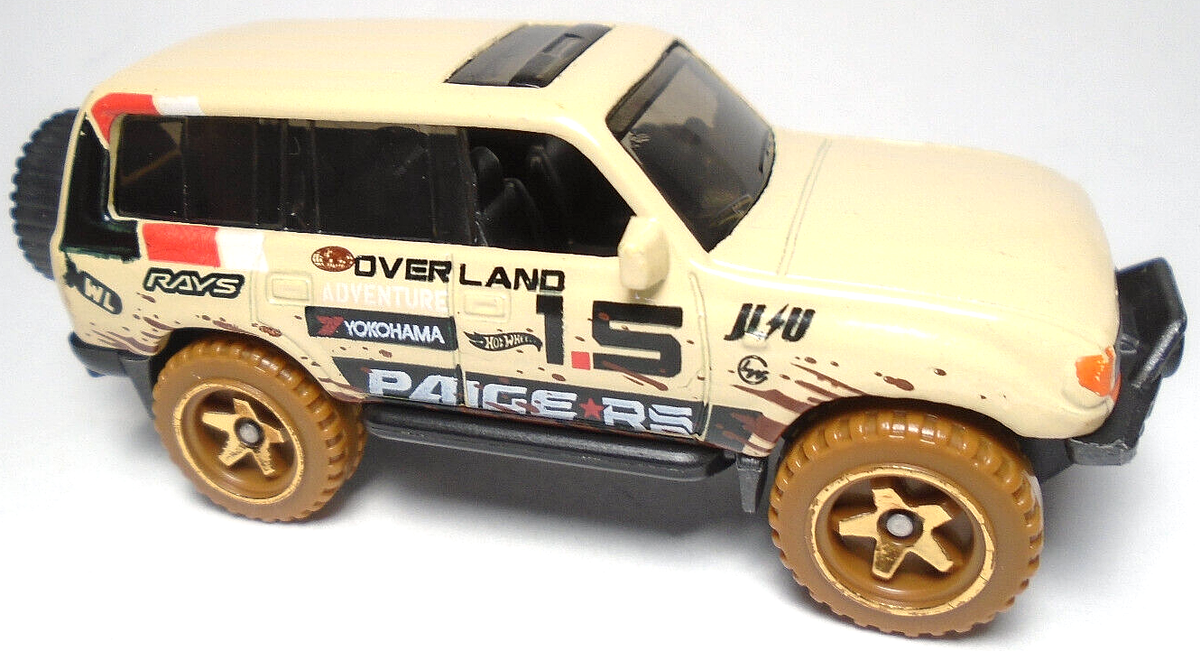 Hot Wheels GREENLIGHT 80台 2021 HOT WHEELS TOYOTA LAND CRUISER 80 #15 BEIGE 1:64 DIECAST 3