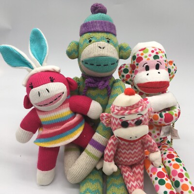 LOT of 4 DanDee Collector s Choice/Street Players/Ty Sock Monkeys.
