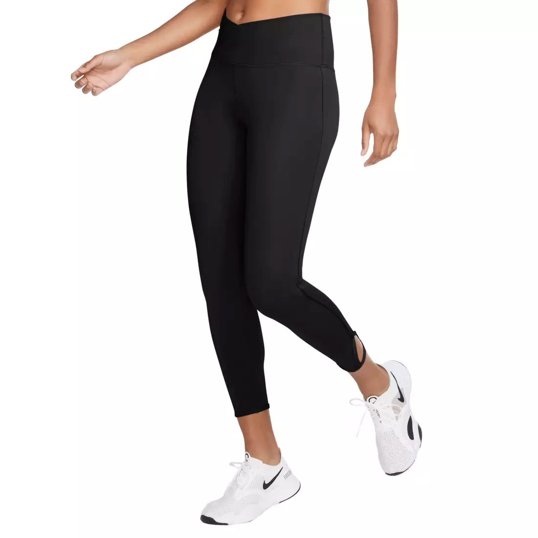 $65 NEW Women's Nike Yoga 7/8 Cutout Tight Fit Infinalon Leggings