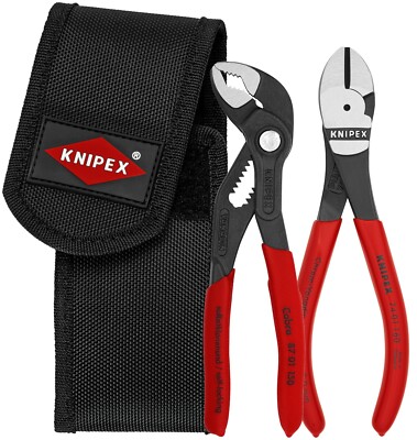 Knipex Cobra  Mini Pliers Set With Pouch 2 Piece 00 20 72 V02