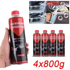 4x800g Polimero liquido kit lucidatura fari fanali faro ricarica ripristino IT