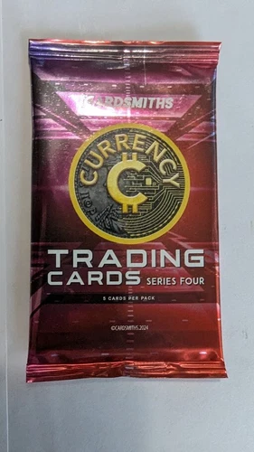 🔥💲🪙Cardsmiths Currency Series 4 Sealed Pack from MEGA Box -5 Cards Crypto🪙💲