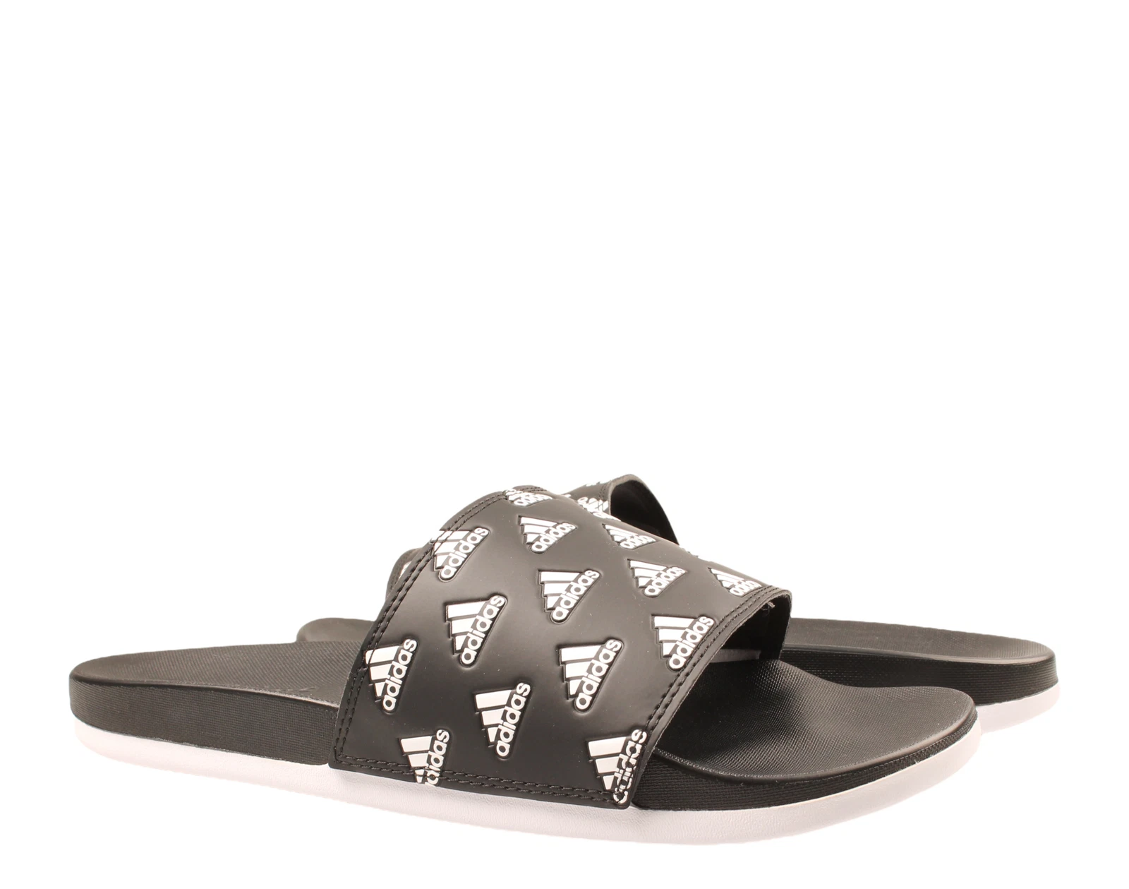 Adidas Adilette Comfort Slides Core nero bianco nuvola bianco nuvola GV9735