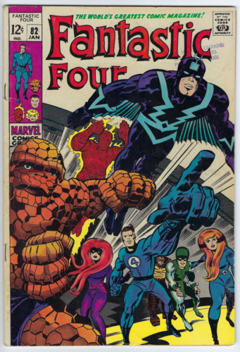 Fantastic Four 82 (1969) VG/F 5.0 Kirby/Sinnott-c/a Inhumans Crystal 1st Zorr - Picture 1 of 3