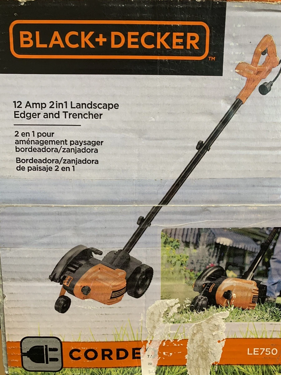 BLACK+DECKER, (2-in-1) Electric Lawn Landscape Edger Edge Trimer and  Trencher