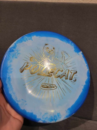 Innova Star Halo Polecat 173-175g New Pre-Flight Number Blue W/ Gold Stamp - Picture 2 of 4