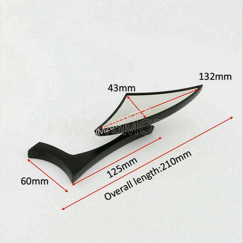 Motorcycle Rearview Mirrors for Harley Honda Yamaha Suzuki Kawasaki 8/10mm - Picture 24 of 35
