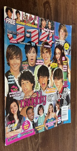 J-14 Magazine 2007 December Posters - Zac Carly Chris Jonas Bros Miley Cody - Imagen 24 de 24