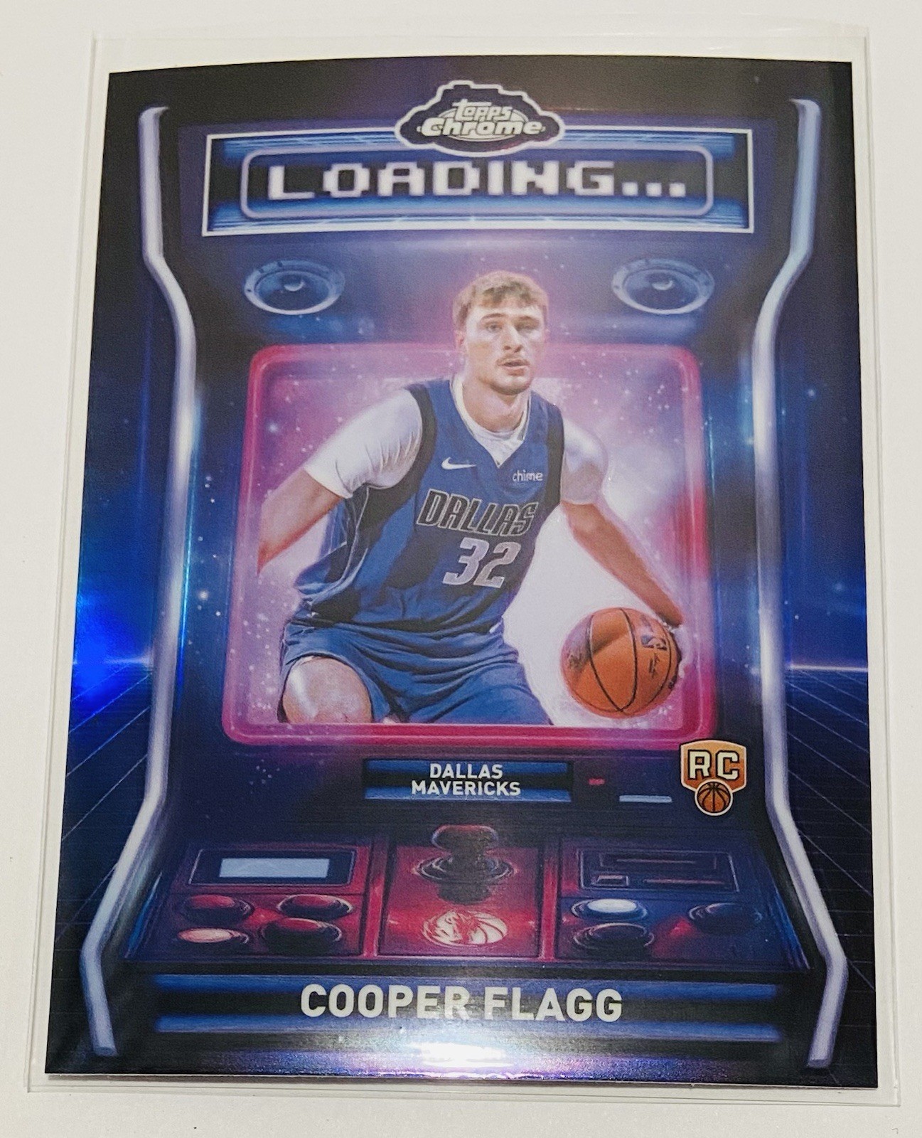 2025-26 Topps Chrome Loading Refractor Cooper Flagg Rookie RC #LD-11 Mavericks