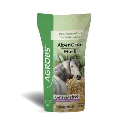 Agrobs AlpenGrün Müsli, 15 kg (1,64   / 1 kg) (2,23 EUR/kg)