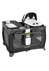 Portable Baby Playard Foldable Playpen with Crib Mat for Toddler Travel