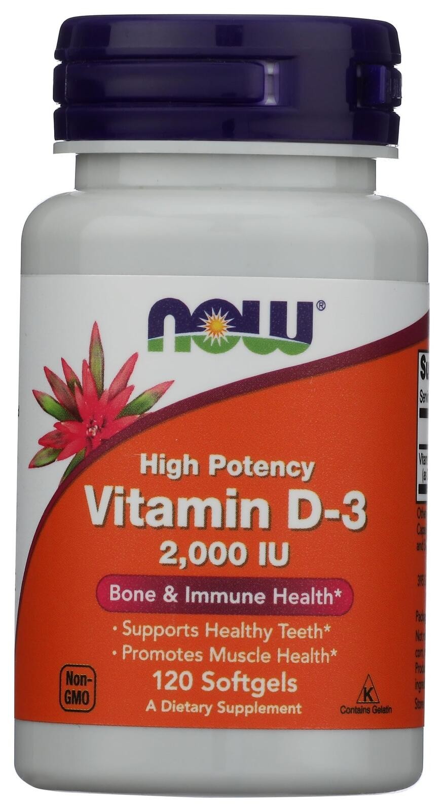 Now Foods VIT D2000iu, 120 CT