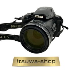 Nikon COOLPIX P900 Logo Fotocamera Neck Strap Nero OEM Originale Usato dal Gi...