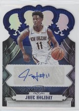 2017-18 Panini Crown Royale Crown Auto Blue 12/25 Jrue Holiday #CA-JHY Auto u1a