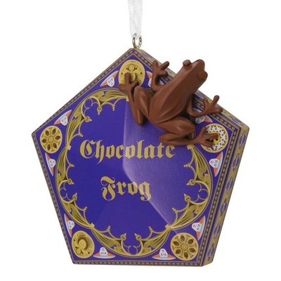 Harry Potter Schokolade Frosch Box Punze Christbaumschmuck Ornament Neu in OVP