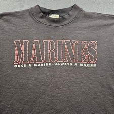 Vintage US Marines Sweatshirt Mens Large Once...