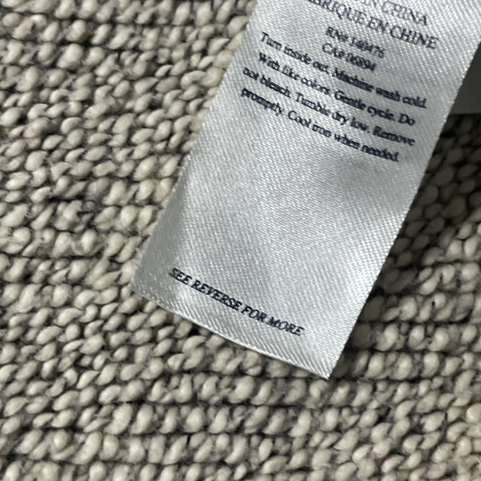 Faherty Pullover Hoodie Mens Medium Herringbone B… - image 11