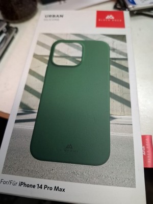 Black Rock Urban Silicone  Case Cover Grün Für IPhone 14 Pro Max