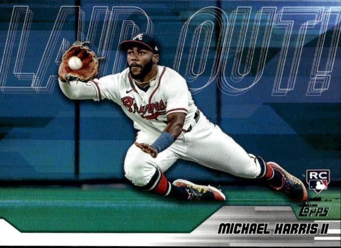 2023 Topps Update Michael Harris II #LO-3 Laid Out Blue Atlanta Braves 21L