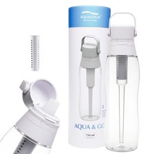 Aqualogis Aqua&Go Sport Water bottle with filter - 750ml White / Clear
