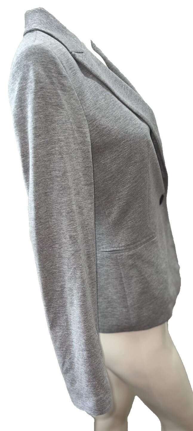 Zara Basic  Gray Jersey Knit Soft Women's Long Sl… - image 2