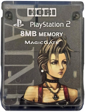Hori Magic Gate PS2 Memory Card Final Fantasy X-2 Paine 8MB