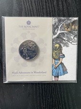 2021 £5 - ALICE IN WONDERLAND- FIVE POUNDS BU - BRILLIANT UNCIRCULATED COIN PACK