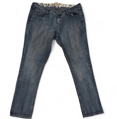 YMI Women s Size 36x31 Blue Stretch Jeans 11  Mid-Rise Skinny Y2k Curvy Sz 18