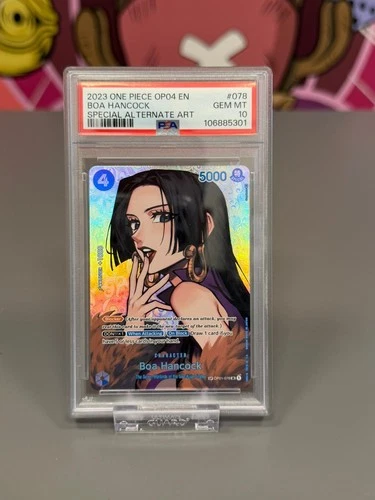 One Piece Boa Hancock (SP) OP01-078 - Kingdoms of Intrigue Alt Art - PSA 10 GEM