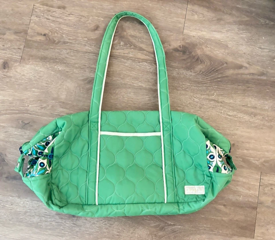 Cinda B - Verde Bonita Vacationer II - Duffle Bag - Weekender Bag Luggage Print - Image 2 of 4