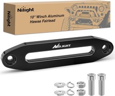 Nilight Winch Fairlead Aluminum Hawse Fairlead 10 Inch 254 Mm Hole Spacing Nilight Winch Fairlead Aluminum Hawse Fairlead 10 Inch 254 Mm Hole Spacing