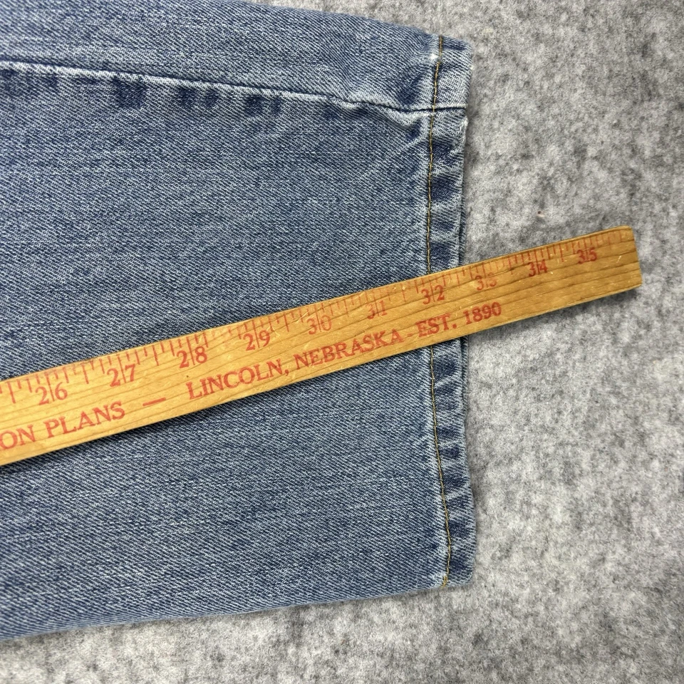 Arizona Jeans Mens 33x32 Blue Medium Wash Relaxed Fit Denim Pants - Image 3 of 4