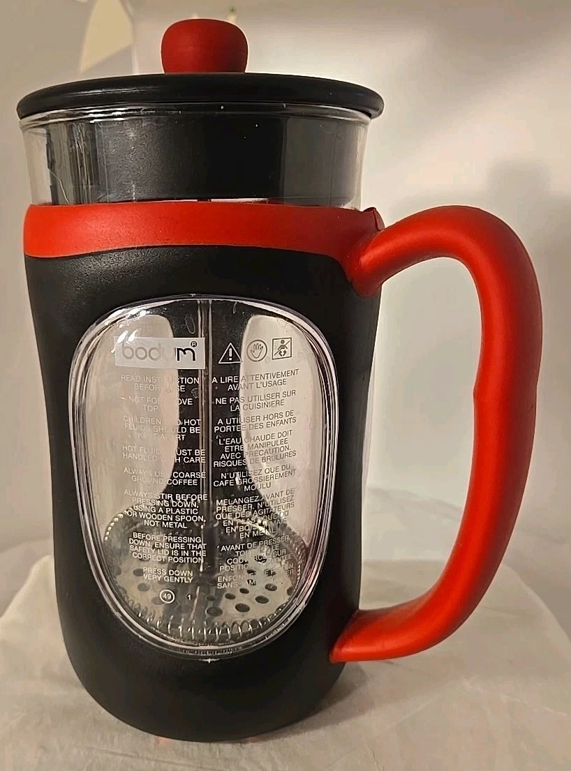 Vtg Bodum Pyrex French Press Coffee Tea Maker Expresso Kitchen Home