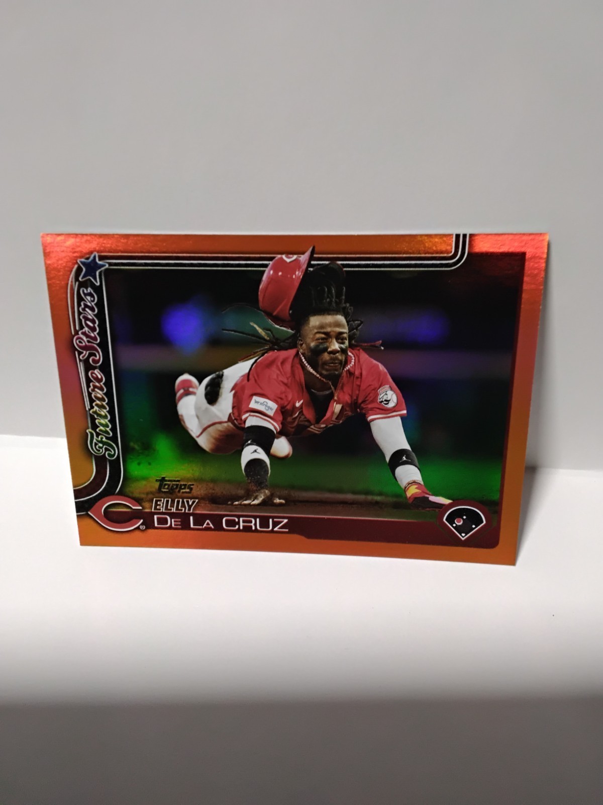 ELLY DE LA CRUZ 2025 Topps Series 1 ⚾️ FUTURE STAR #150 ORANGE Foil SSP #'d/25