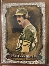 2024 Topps Allen & Ginter - Short Print Rollie Fingers #327 Foil Filagree