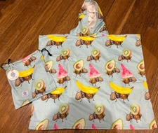 BNWT Cheeky Chickadee Hooded Beach Towel - Fruit Ants